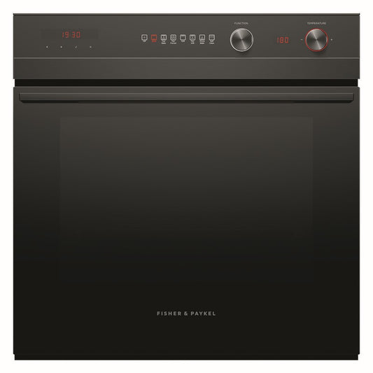 Fisher & Paykel 60cm Pyrolytic Built-In Oven with 7 Functions - Black (Contemporary Series 5)