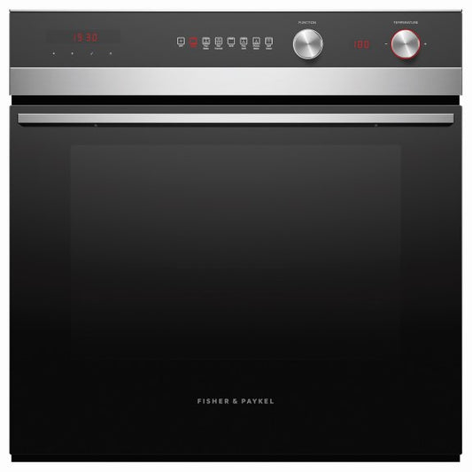Fisher & Paykel 60cm Pyrolytic Built-In Oven with 7 Functions - Black (Contemporary Series 5)