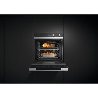 Fisher & Paykel 60cm Pyrolytic Built-In Oven with 7 Functions - Black (Contemporary Series 5)