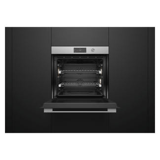 Fisher & Paykel 76cm Contemporary Pyrolytic Oven - Brushed Silver Glass (Series 9)