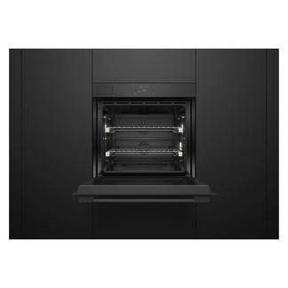 Fisher & Paykel 76cm Minimal Pyrolytic Steam Assist Oven - Black Glass (Series 11)