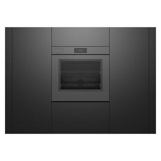 Fisher & Paykel 76cm Minimal Handleless Pyrolytic Steam Assist Oven - Grey Glass (Series 11)