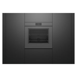 Fisher & Paykel 76cm Minimal Handleless Pyrolytic Oven - Grey Glass (Series 9)