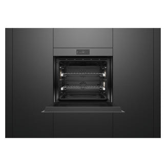 Fisher & Paykel 76cm Minimal Handleless Pyrolytic Oven - Grey Glass (Series 9)