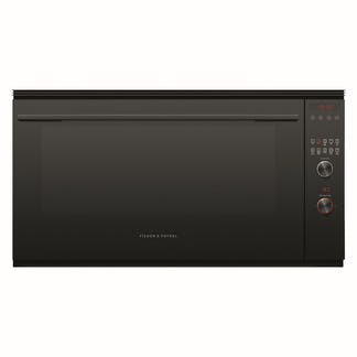 Fisher & Paykel 90cm Pyrolytic Built-In Large Oven with 9 Functions - Black (Contemporary Series 9)