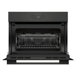 Fisher & Paykel 60cm Minimal Compact Combi-Microwave Oven - Black Glass (Series 9)