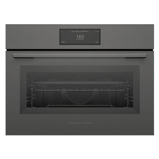 Fisher & Paykel 60cm Minimal Compact Combi-Microwave Oven - Grey Glass (Series 9)