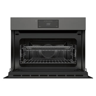 Fisher & Paykel 60cm Minimal Handleless Compact Combi-Microwave Oven - Grey Glass (Series 11)