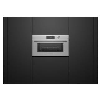 Fisher & Paykel 76cm Contemporary Combi-Microwave Oven - Brushed Silver Glass (Series 9)
