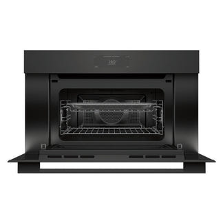 Fisher & Paykel 76cm Built-In Combination Microwave Oven with 17 Functions - Black Glass (Minimal - Series 9)
