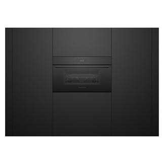 Fisher & Paykel 76cm Built-In Combination Microwave Oven with 17 Functions - Black Glass (Minimal - Series 9)