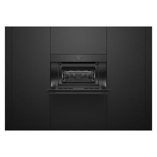 Fisher & Paykel 76cm Built-In Combination Microwave Oven with 17 Functions - Black Glass (Minimal - Series 9)