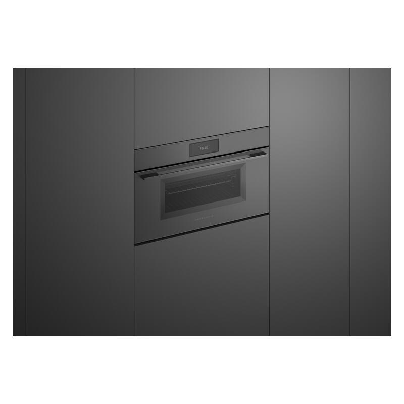 Fisher & Paykel 76cm Minimal Compact Combi-Microwave Oven - Grey Glass (Series 9)