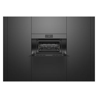 Fisher & Paykel 76cm Minimal Handleless Compact Combi-Microwave Oven - Grey Glass (Series 9)