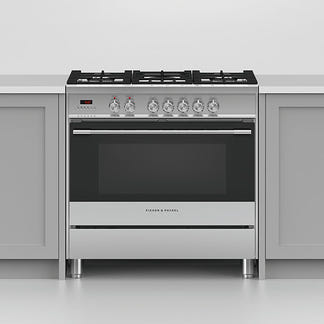 Fisher & Paykel 90cm Series 5 Classic 5 Burner Dual Fuel Cooker