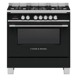 Fisher & Paykel 90cm Series 7 Classic 5 Burner Dual Fuel Cooker