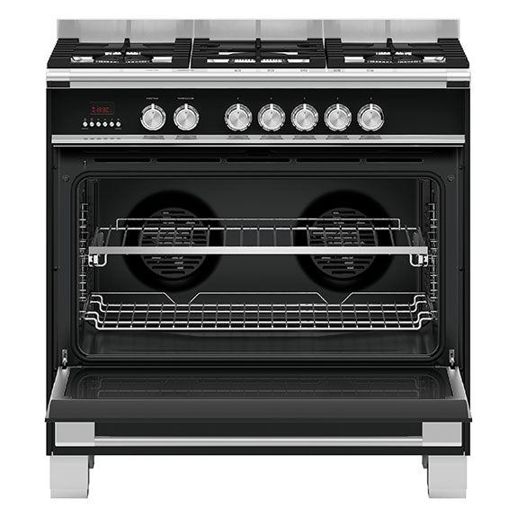 Fisher & Paykel 90cm Series 7 Classic 5 Burner Dual Fuel Cooker