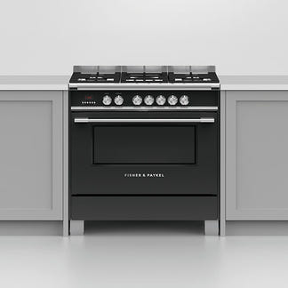 Fisher & Paykel 90cm Series 7 Classic 5 Burner Dual Fuel Cooker