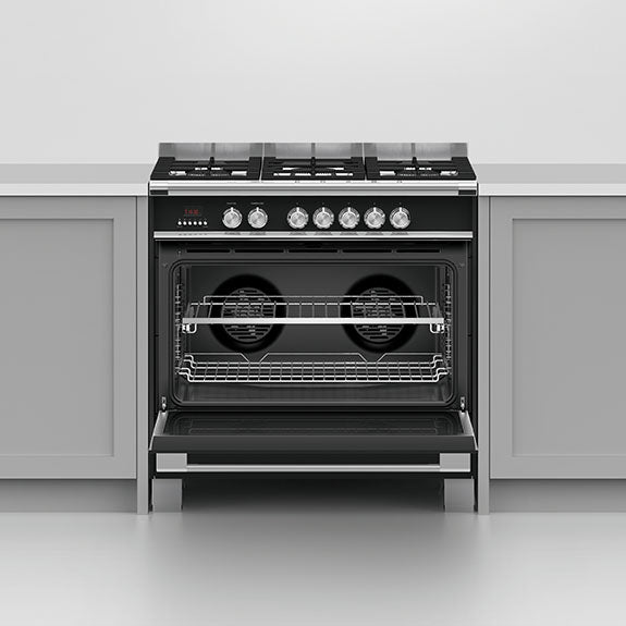 Fisher & Paykel 90cm Series 7 Classic 5 Burner Dual Fuel Cooker