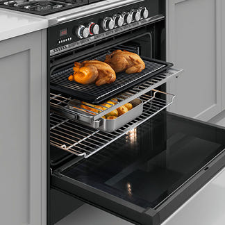 Fisher & Paykel 90cm Series 7 Classic 5 Burner Dual Fuel Cooker