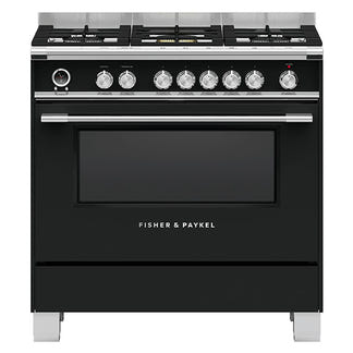 Fisher & Paykel 90cm Series 9 Classic 5 Burner Dual Fuel Pyrolytic Cooker