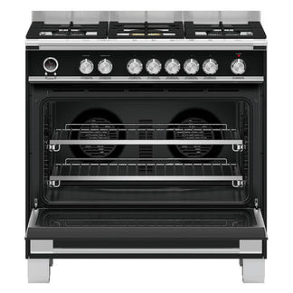 Fisher & Paykel 90cm Series 9 Classic 5 Burner Dual Fuel Pyrolytic Cooker