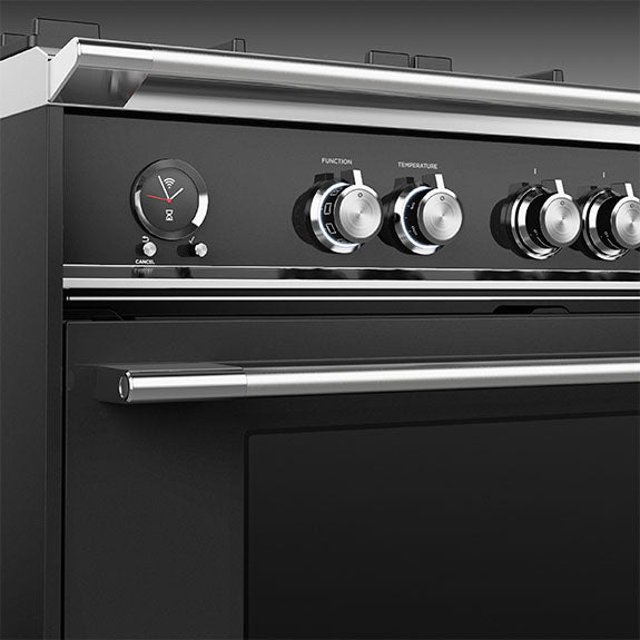 Fisher & Paykel 90cm Series 9 Classic 5 Burner Dual Fuel Pyrolytic Cooker
