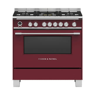 Fisher & Paykel 90cm Series 9 Classic 5 Burner Dual Fuel Pyrolytic Cooker