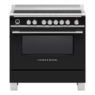 Fisher & Paykel 90cm Series 9 Classic 5 Zone Induction Pyrolytic Cooker, 2 SmartZones