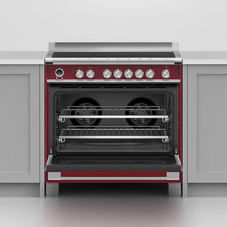 Fisher & Paykel 90cm Series 9 Classic 5 Zone Induction Pyrolytic Cooker, 2 SmartZones