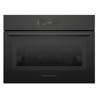 Fisher & Paykel 60cm Minimal Compact Combi-Steam Oven - Black Glass (Series 11)