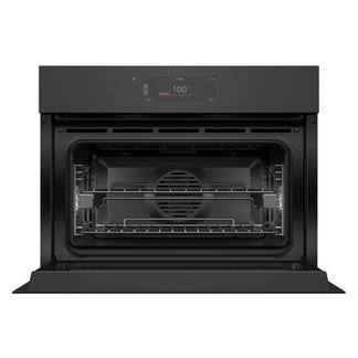 Fisher & Paykel 60cm Minimal Handleless Compact Combi-Steam Oven - Black Glass (Series 11)