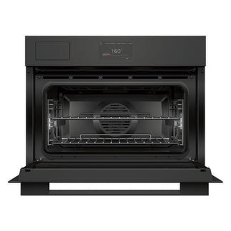 Fisher & Paykel 60cm Minimal Compact Combi-Steam Oven - Black Glass (Series 7)