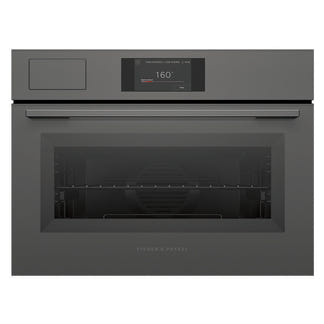 Fisher & Paykel 60cm Minimal Compact Combi-Steam Oven - Grey Glass (Series 7)