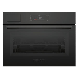 Fisher & Paykel 60cm Minimal Compact Combi-Steam - Black Glass (Series 9)