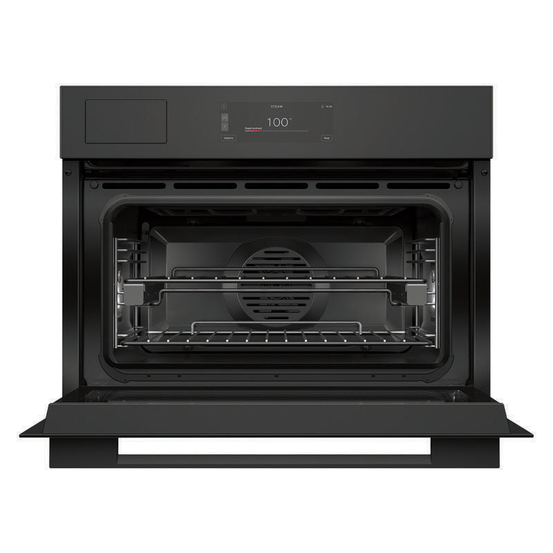 Fisher & Paykel 60cm Minimal Compact Combi-Steam - Black Glass (Series 9)
