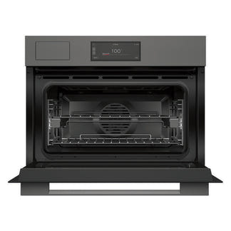 Fisher & Paykel 60cm Minimal Compact Combi-Steam Oven - Grey Glass (Series 9)