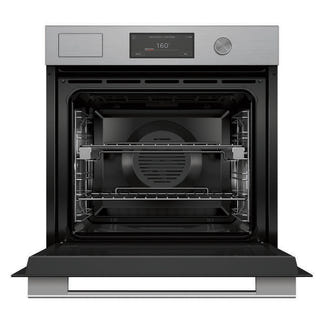 Fisher & Paykel 60cm Contemporary Combi-Steam Oven - Brushed Silver Glass (Series 9)