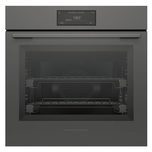 Fisher & Paykel 60cm Minimal Combi-Steam Oven - Grey Glass (Series 11)