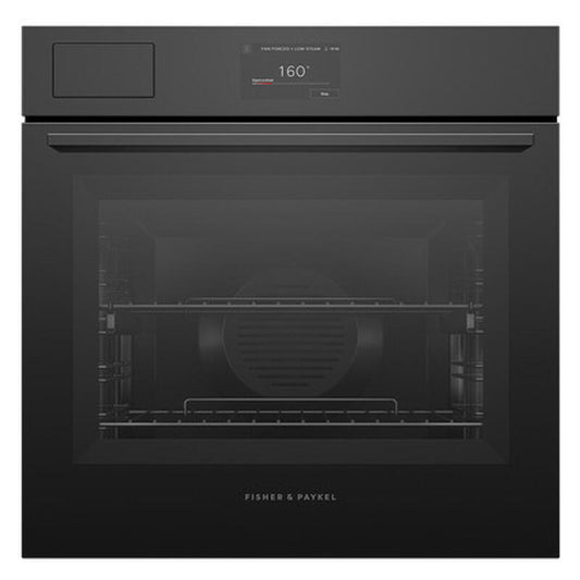 Fisher & Paykel 60cm Minimal Combi-Steam Oven - Black Glass (Series 7)