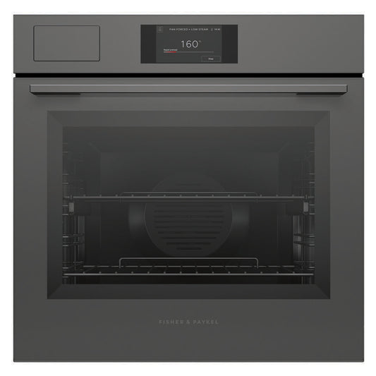 Fisher & Paykel 60cm Minimal Combi-Steam Oven - Grey Glass (Series 7)