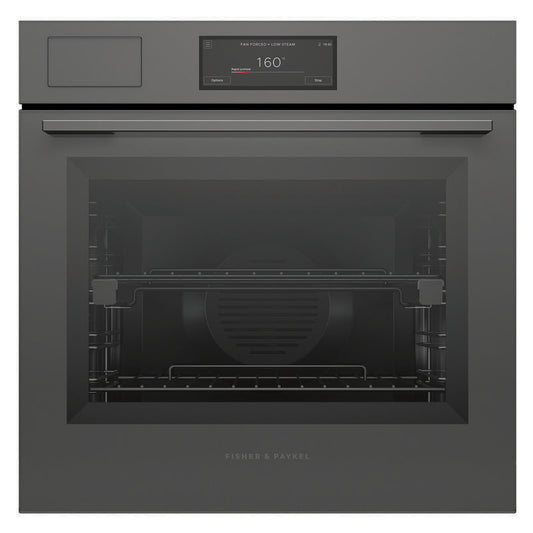 Fisher & Paykel 60cm Minimal Combi-Steam Oven - Grey Glass (Series 9)