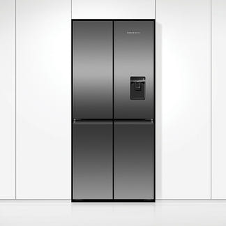 Fisher & Paykel 498L Series 7 Quad Door Refrigerator Freezer, Ice & Water