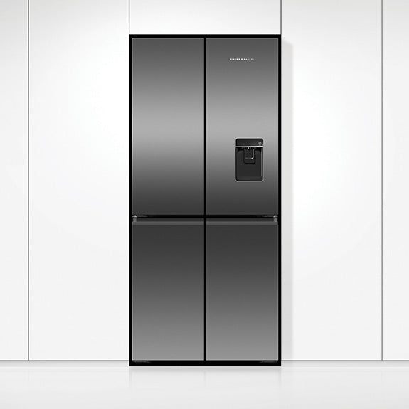 Fisher & Paykel 498L Series 7 Quad Door Refrigerator Freezer, Ice & Water
