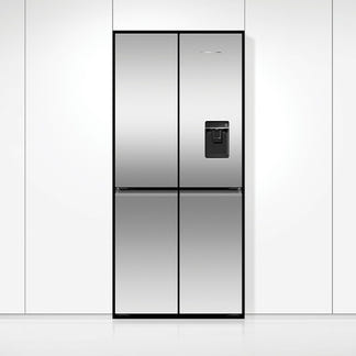 Fisher & Paykel 498L Series 7 Quad Door Refrigerator Freezer, Ice & Water