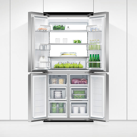 Fisher & Paykel 498L Quad Door Fridge Freezer - Stainless Steel (Series 7)