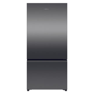 Fisher & Paykel 515L Bottom Mount Fridge Freezer - Black Stainless Steel (Series 5)
