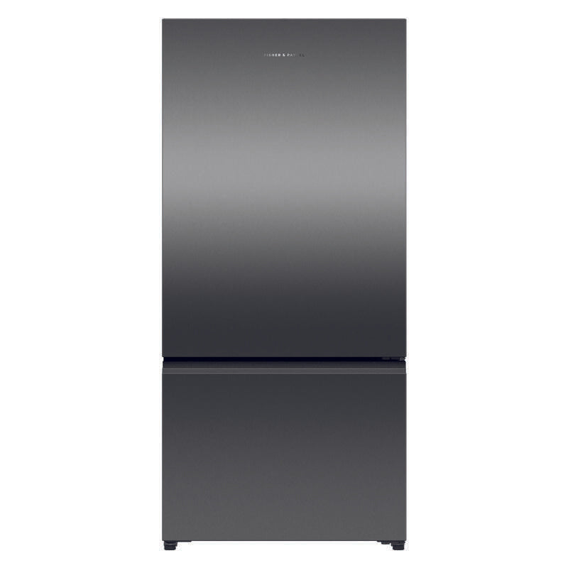 Fisher & Paykel 515L Bottom Mount Fridge Freezer - Black Stainless Steel (Series 5)