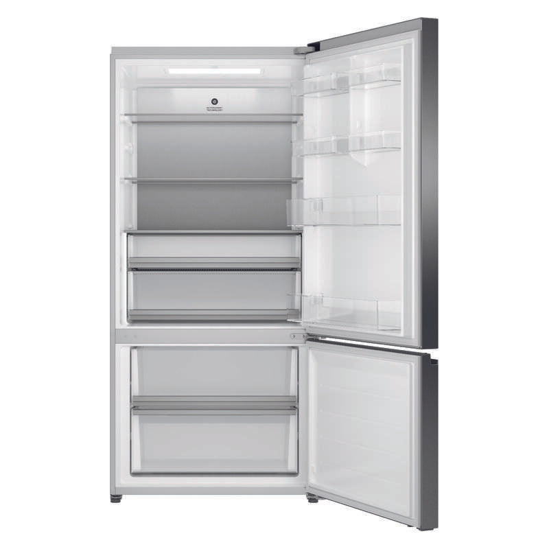 Fisher & Paykel 515L Bottom Mount Fridge Freezer - Black Stainless Steel (Series 5)