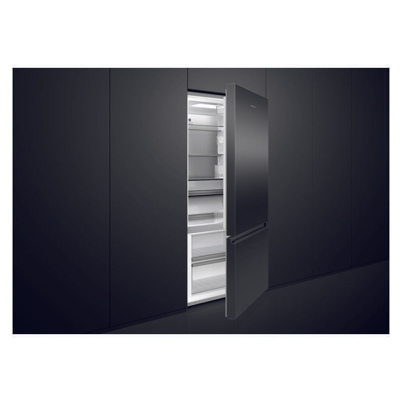 Fisher & Paykel 515L Bottom Mount Fridge Freezer - Black Stainless Steel (Series 5)